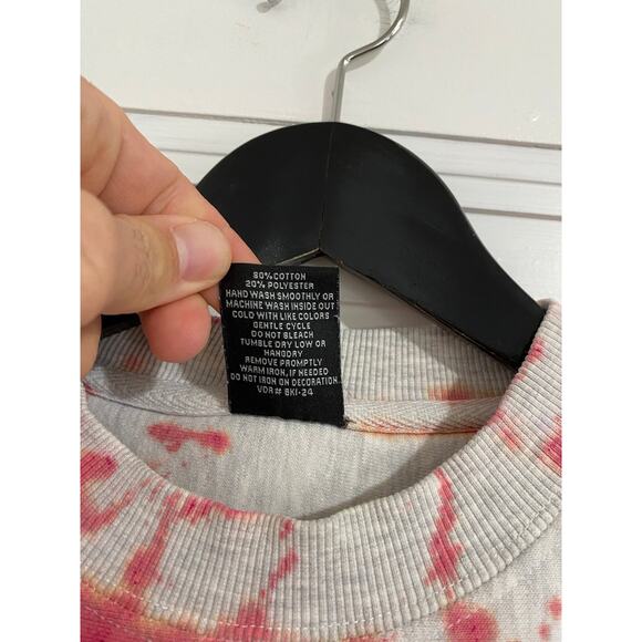 University of Wisconsin Badgers Tie-Dye Crewneck Size Small - Picture 4 of 5